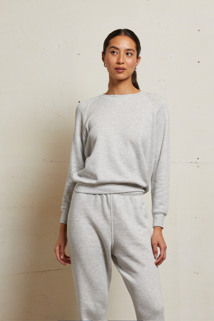 The Lennon | women's fleece sweatshirt | perfectwhitetee