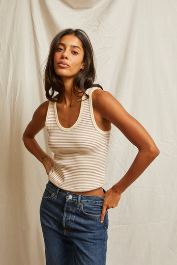 red_stripe perfectwhitetee