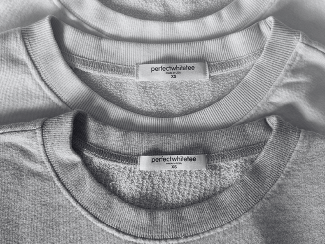perfectwhitetee french terry is a top selling fabric for us in our perfect women tops and bottoms