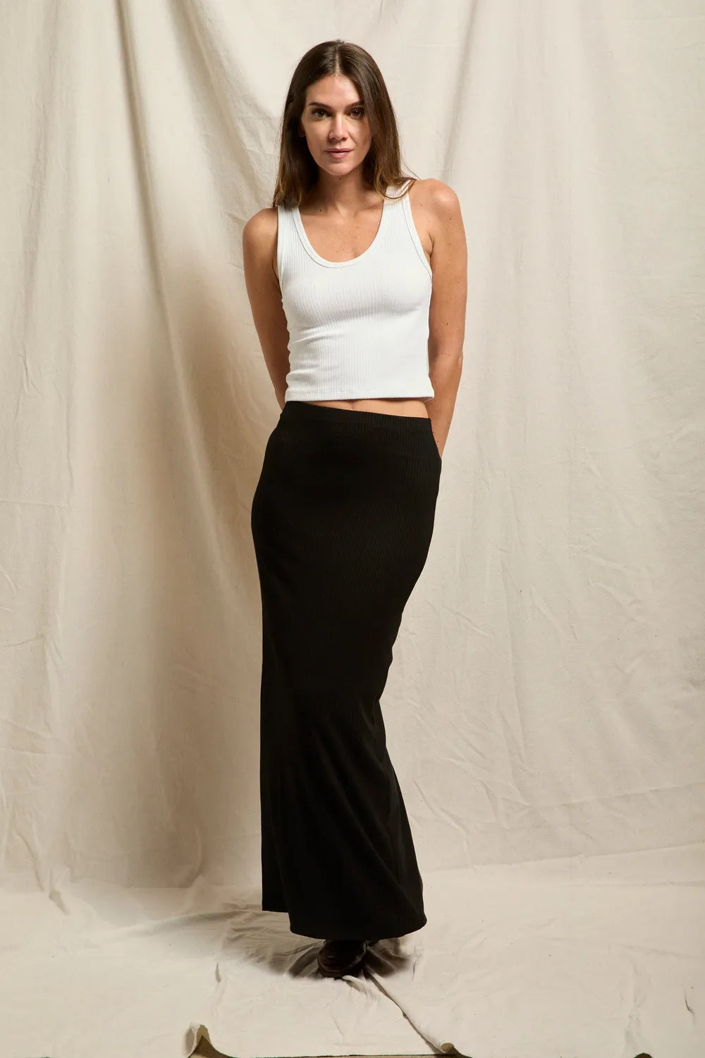 alette maxi dress alette xs / True Black