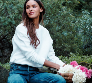 perfectwhitetee ziggy in white. a staple you can wear all year.