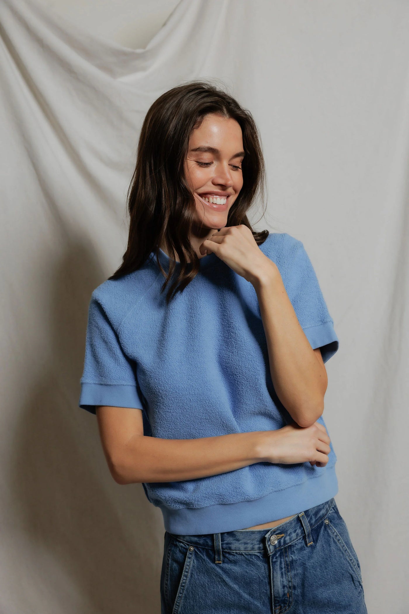 The Ziggy | fleece cotton women's sweatshirt | perfectwhitetee