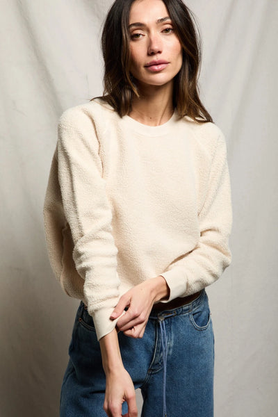 Fleece Sweatshirt Womens - Fleece Tops For Women - perfectwhitetee