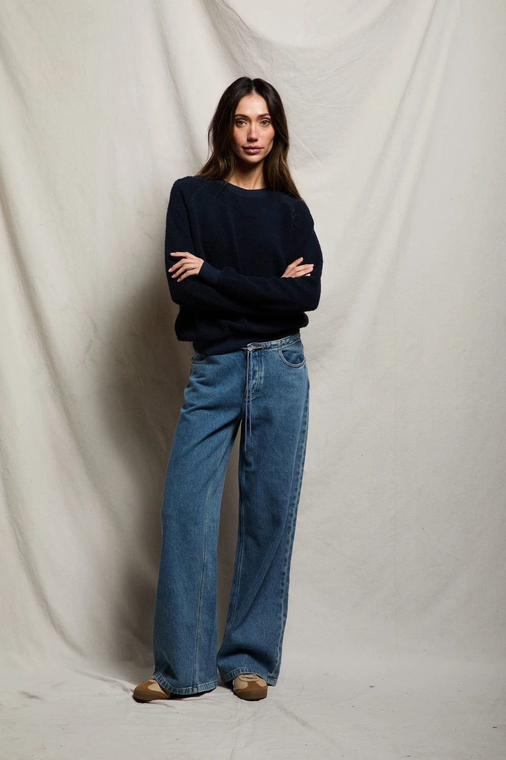 The Ziggy | fleece cotton women's sweatshirt | perfectwhitetee