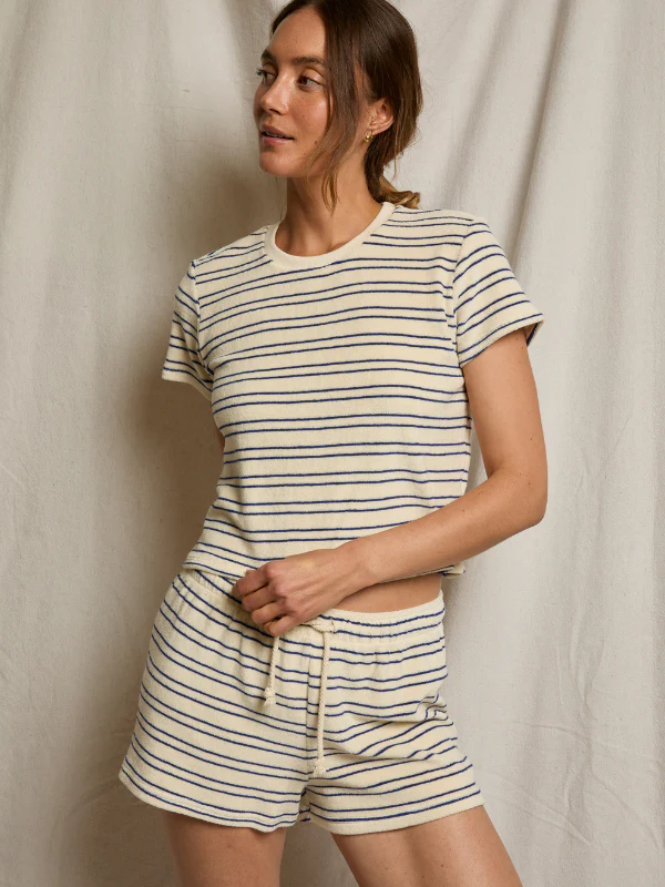 Lifestyle image — stripe tee